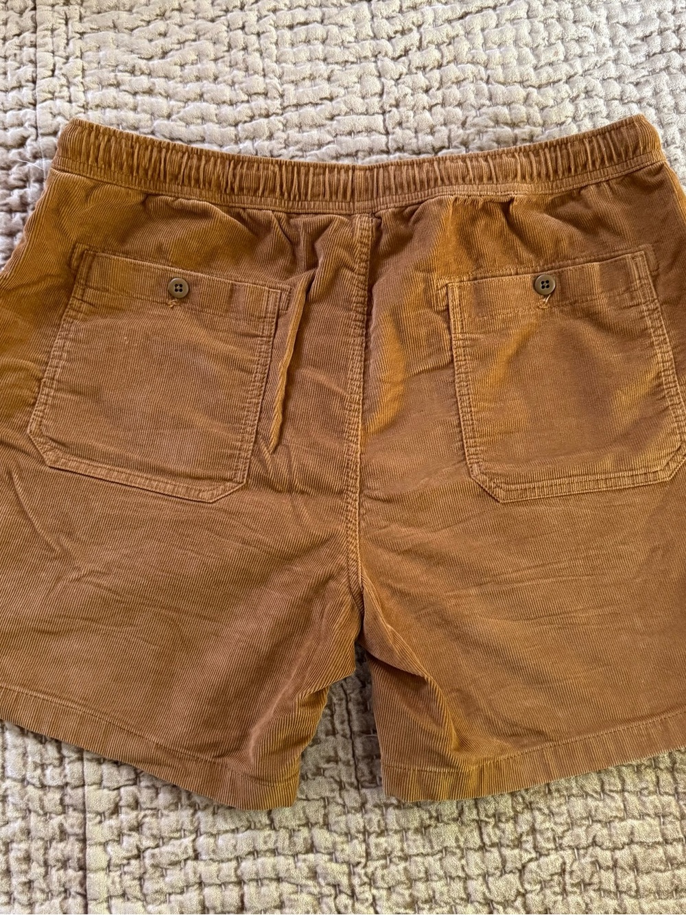 Wallace & Barnes J. Crew Camel Drawstring Corduroy Shorts - Picture 5 of 6